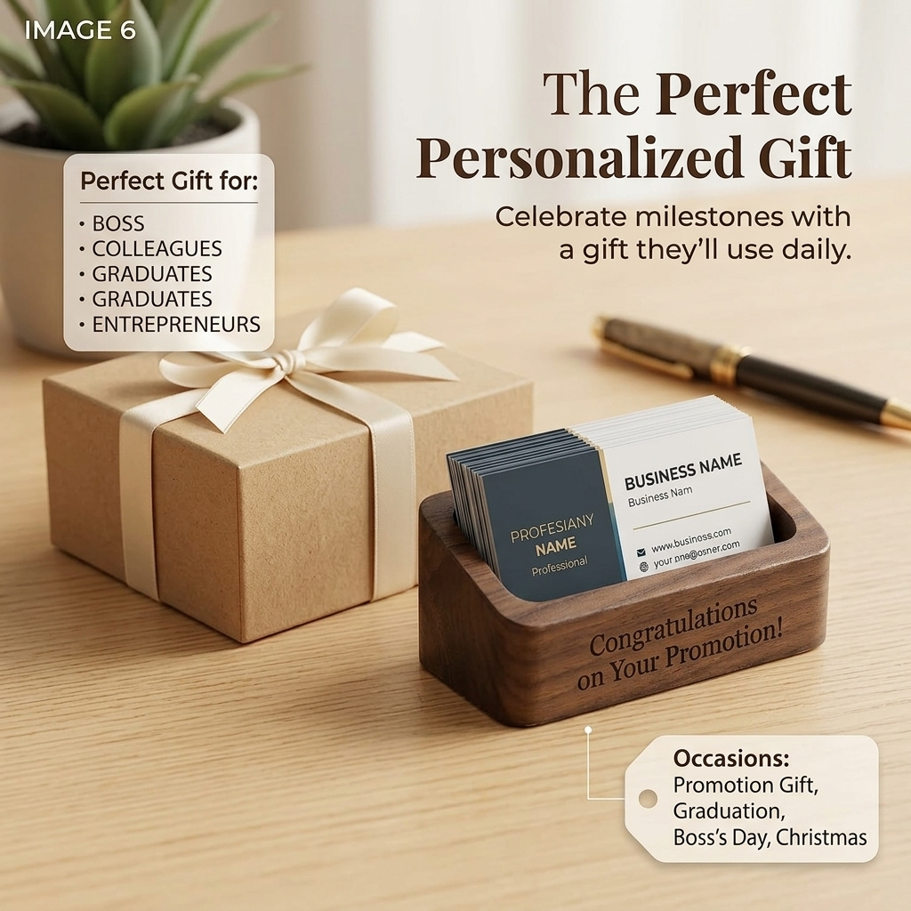Personalized Business Card Holder