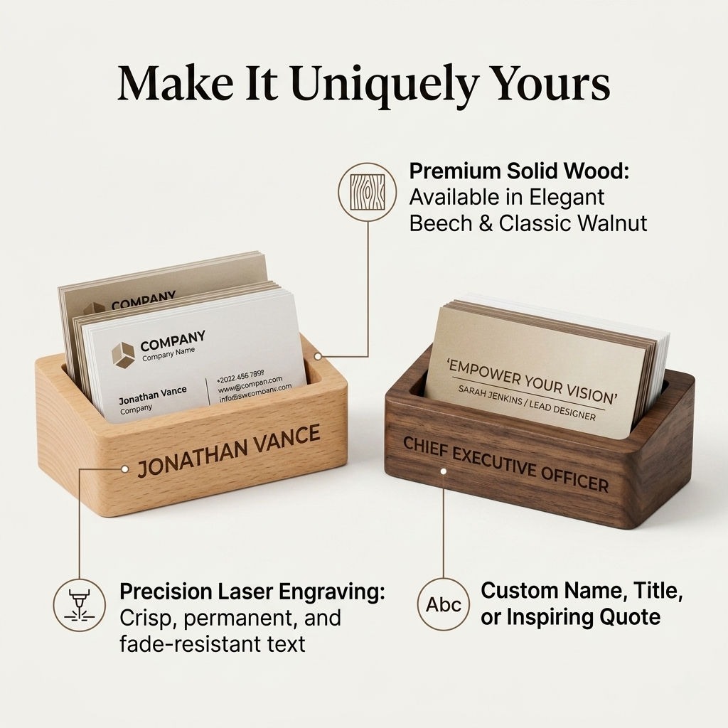 Personalized Business Card Holder