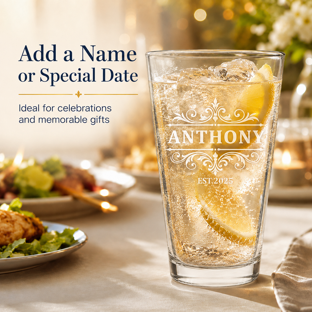 Personalized Beer Glass Set 10 Pack