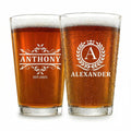 Personalized Beer Glass Set