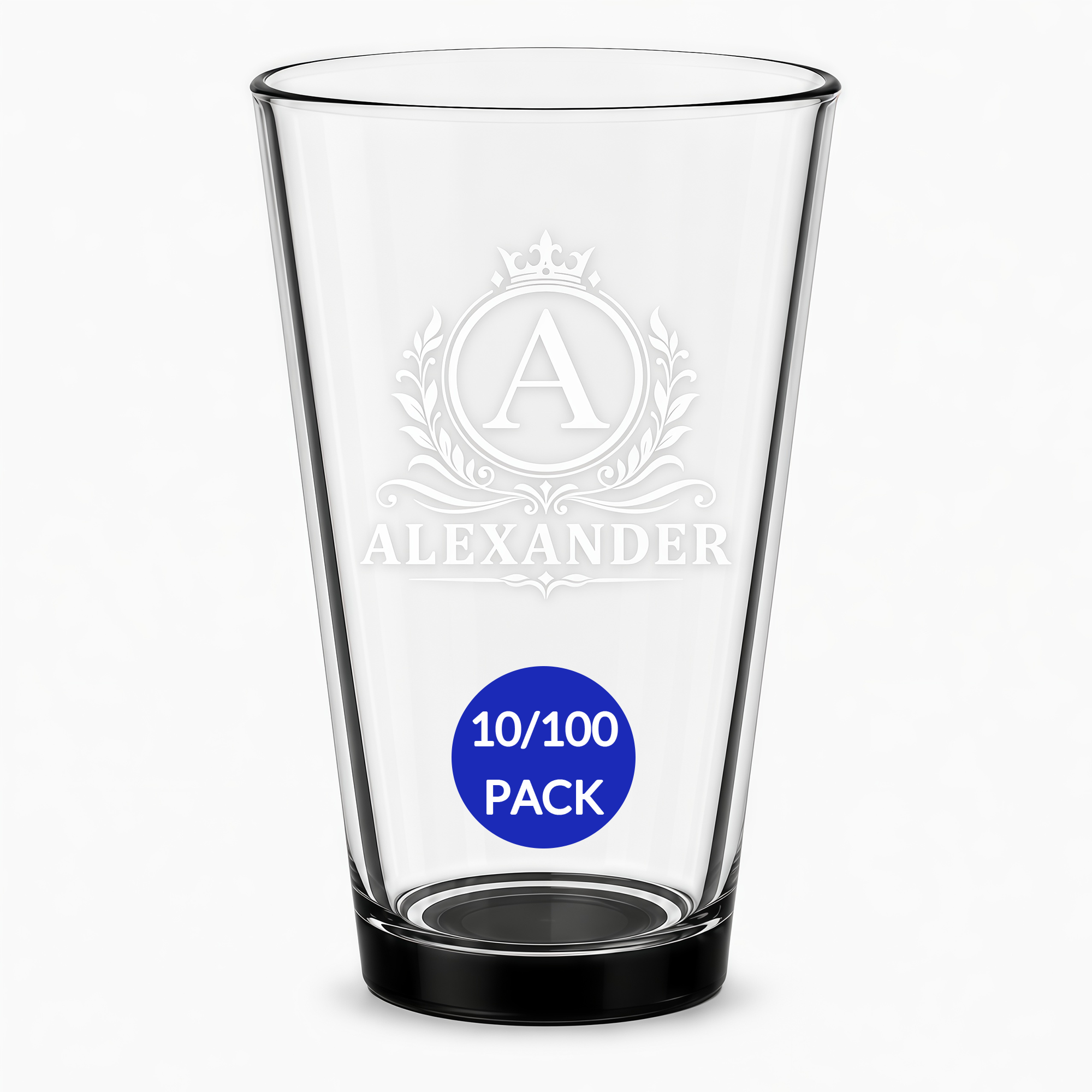 Personalized Beer Glass Set 10 Pack