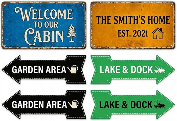 Custom Directional Sign