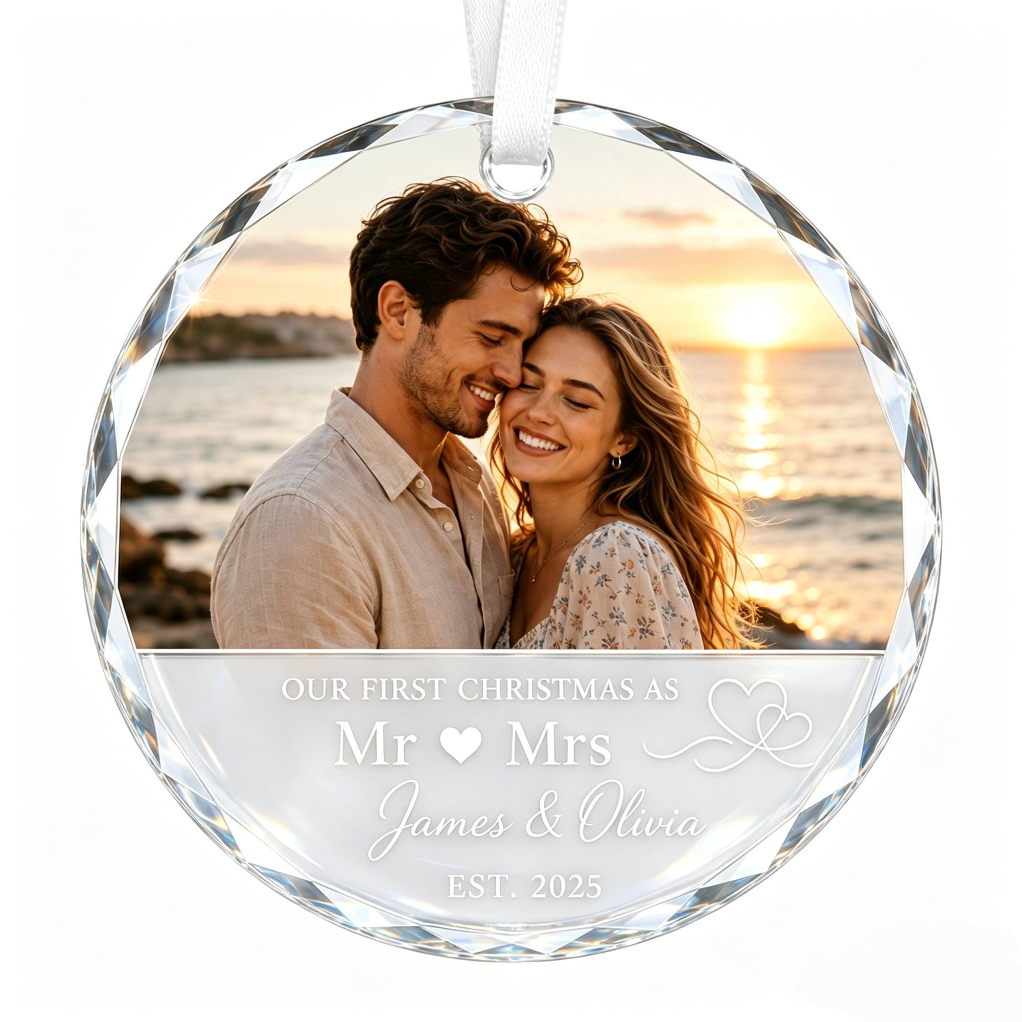 Personalized First Christmas Ornament