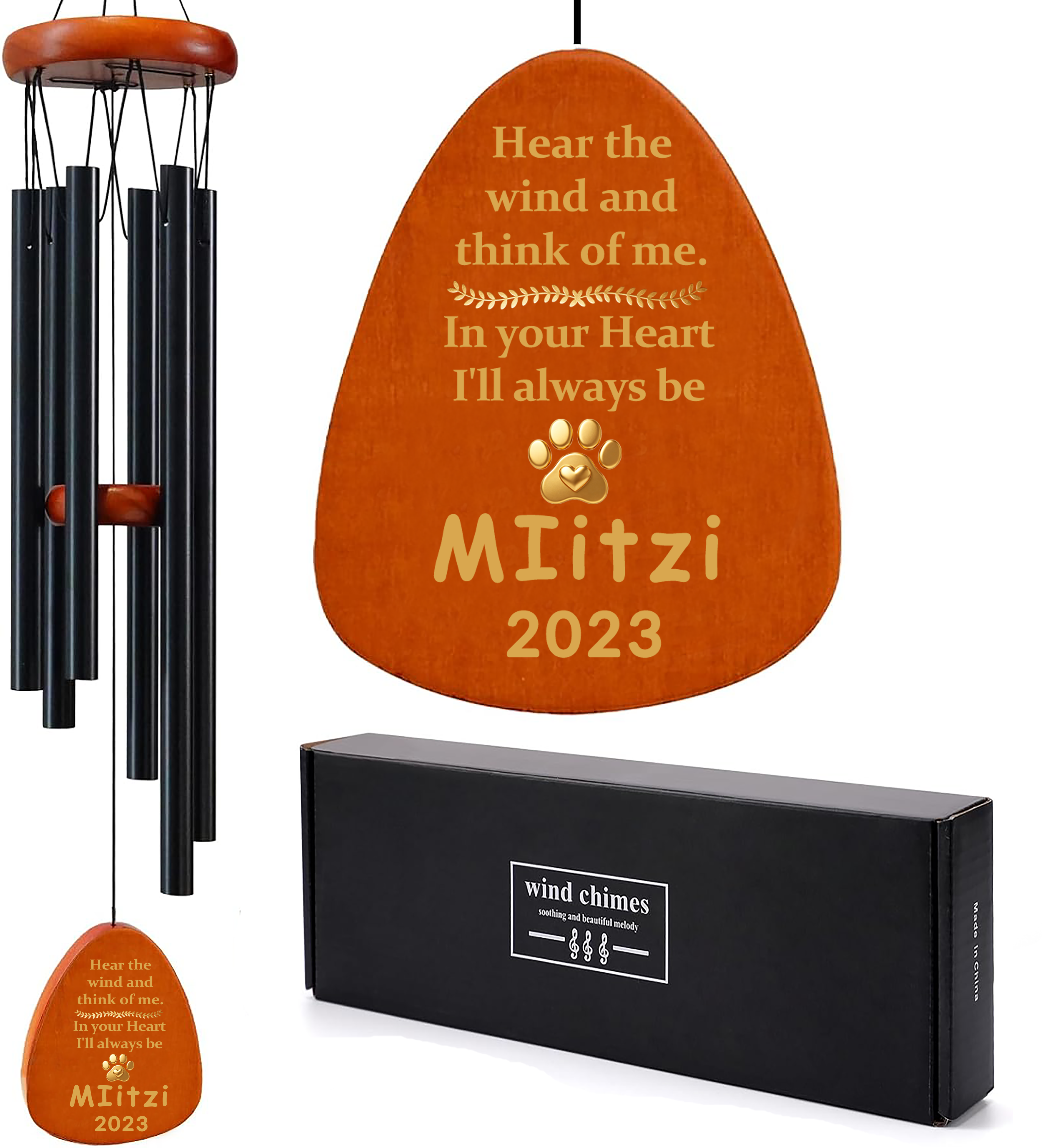 Custom Pet Memorial Wind Chime