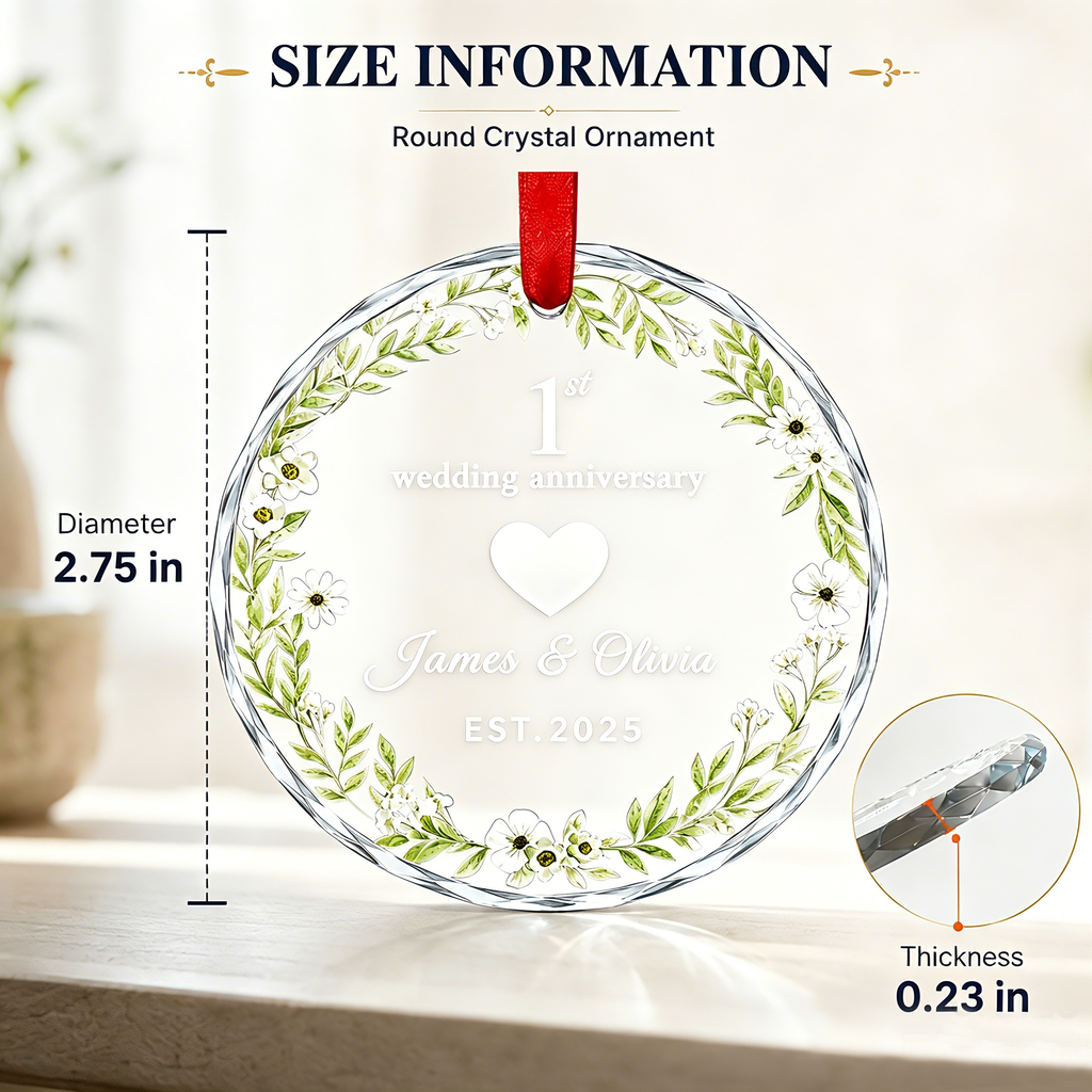 Personalized First Christmas Ornament
