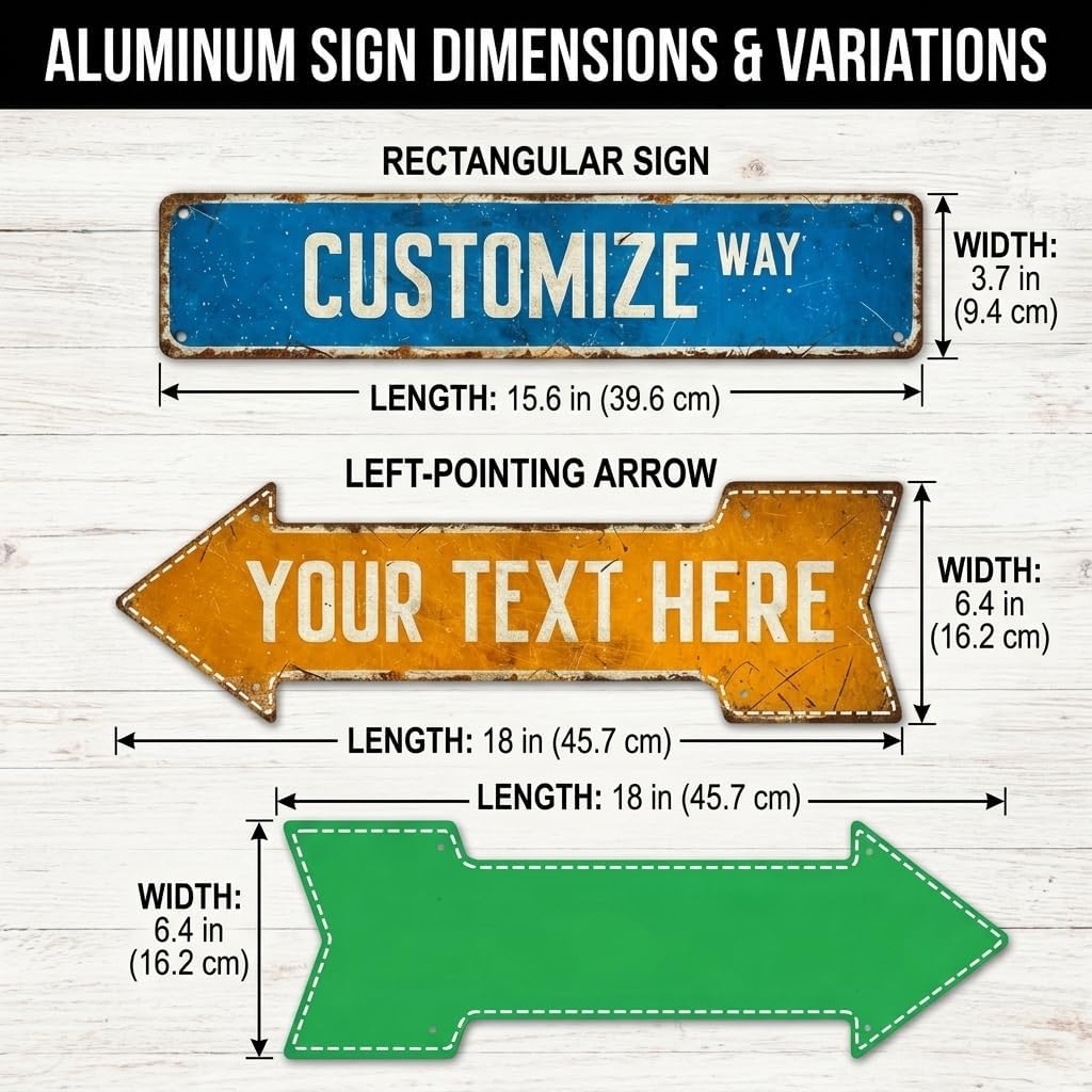 Custom Directional Sign