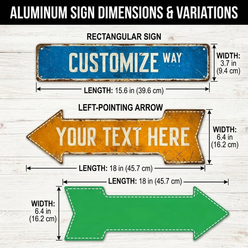 Custom Directional Sign