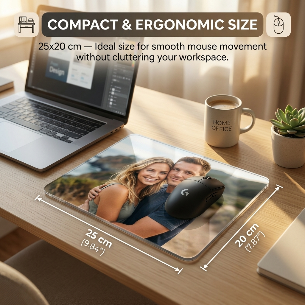 Custom Photo Glass Mouse Pad
