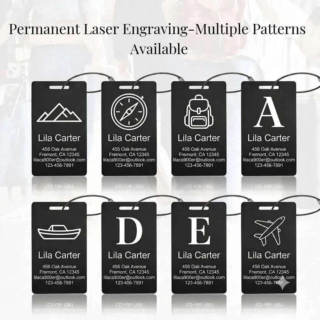 Personalized Aluminum Luggage Tag