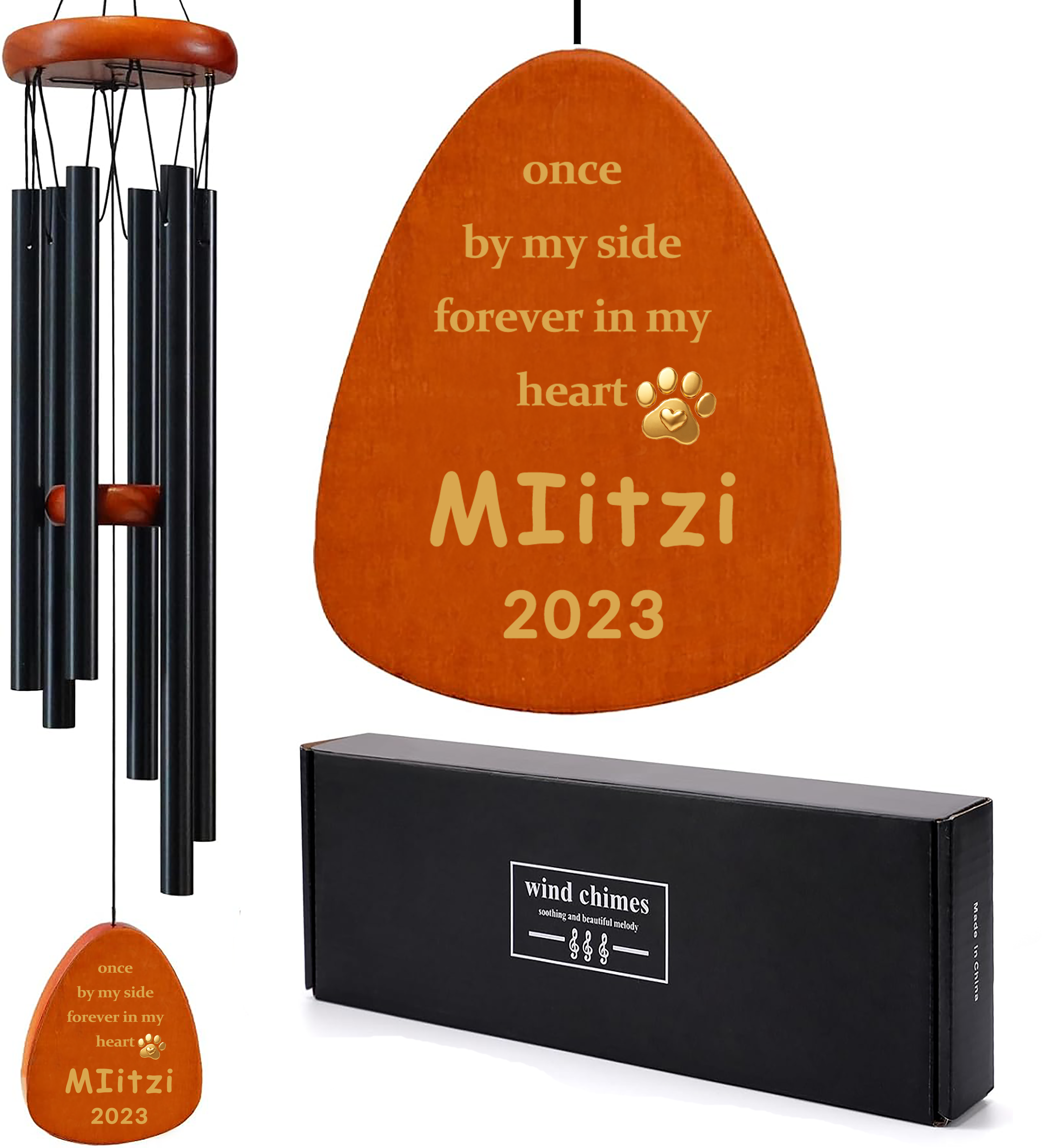 Custom Pet Memorial Wind Chime