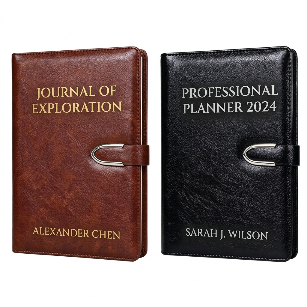 Personalized Leather Notebook