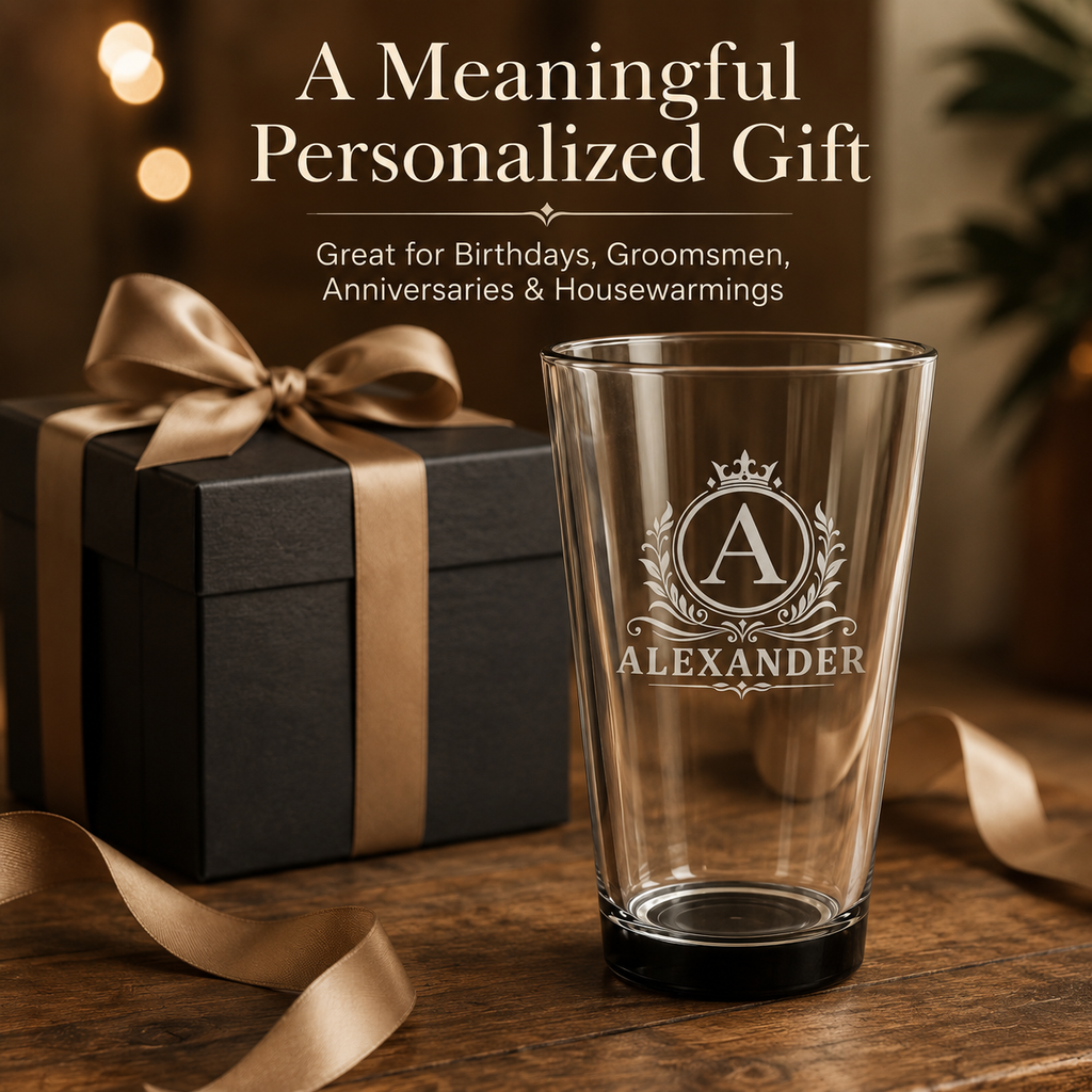 Personalized Beer Glass Set 10 Pack