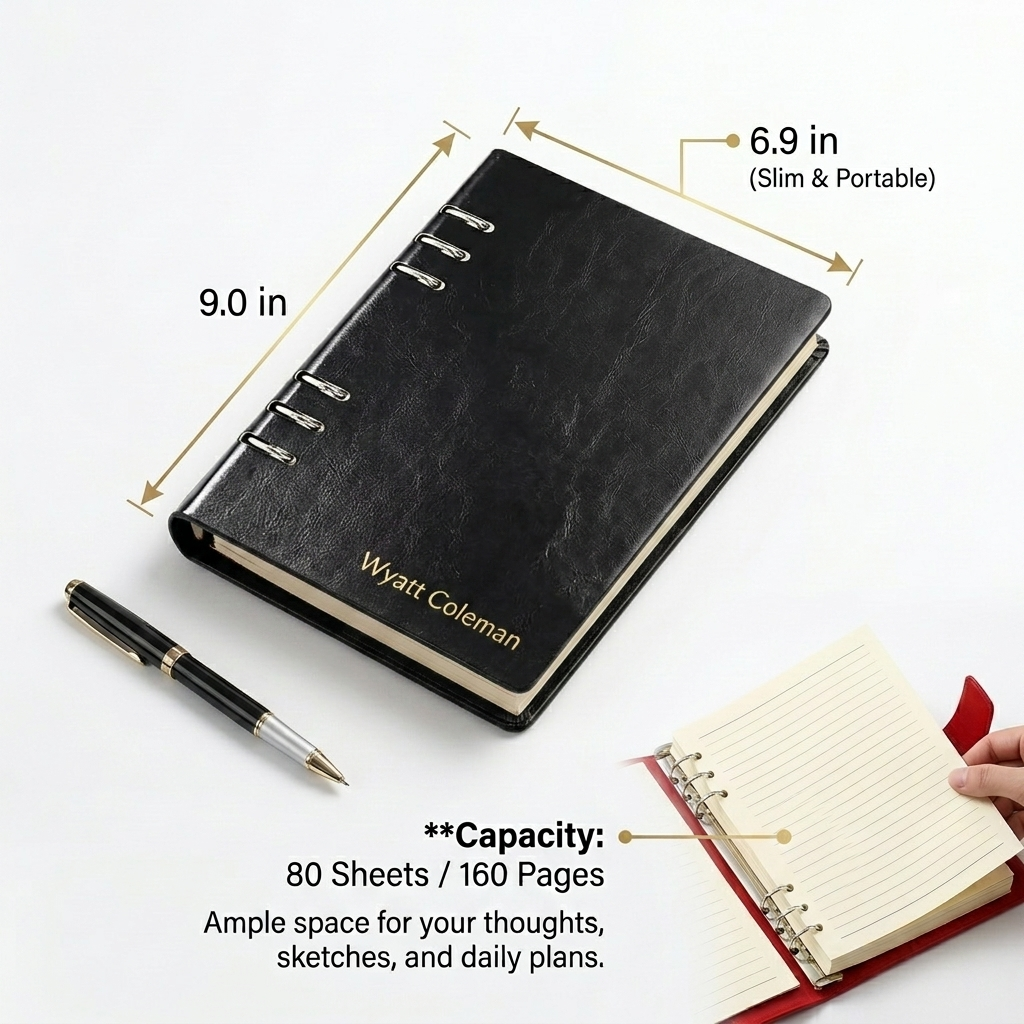 Personalized Ring Binder Notebook