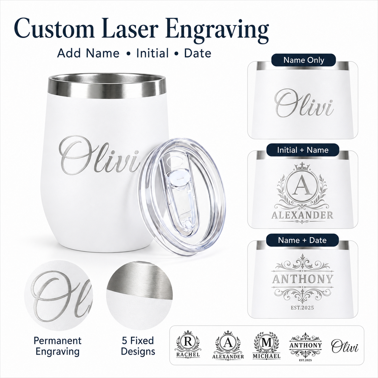 Personalized Wine Tumbler