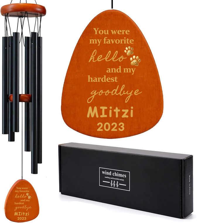 Custom Pet Memorial Wind Chime