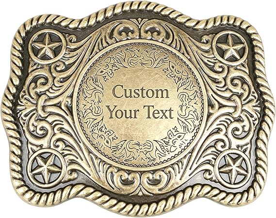 Personalized Western Belt Buckle