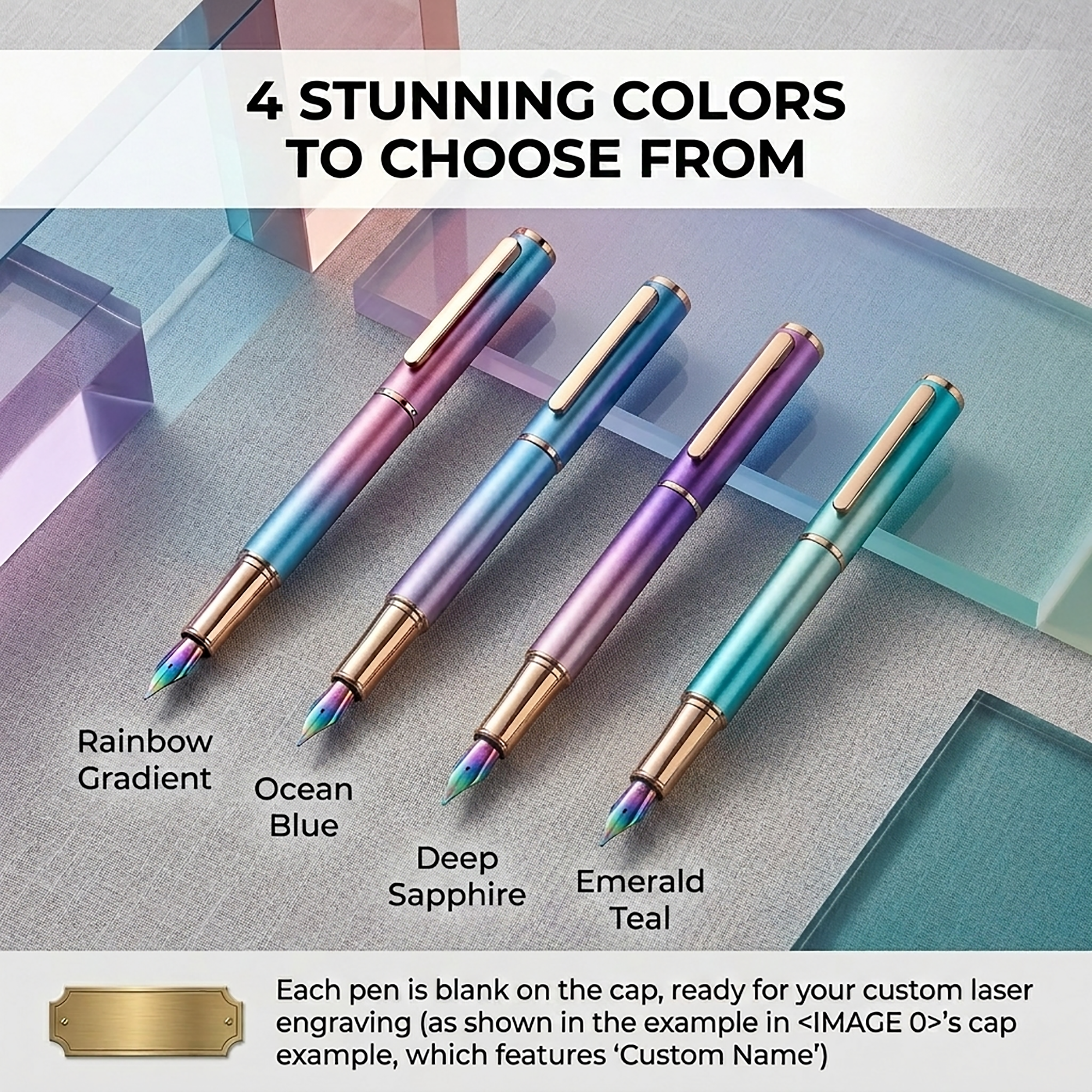 Custom Engraved Gradient Pen