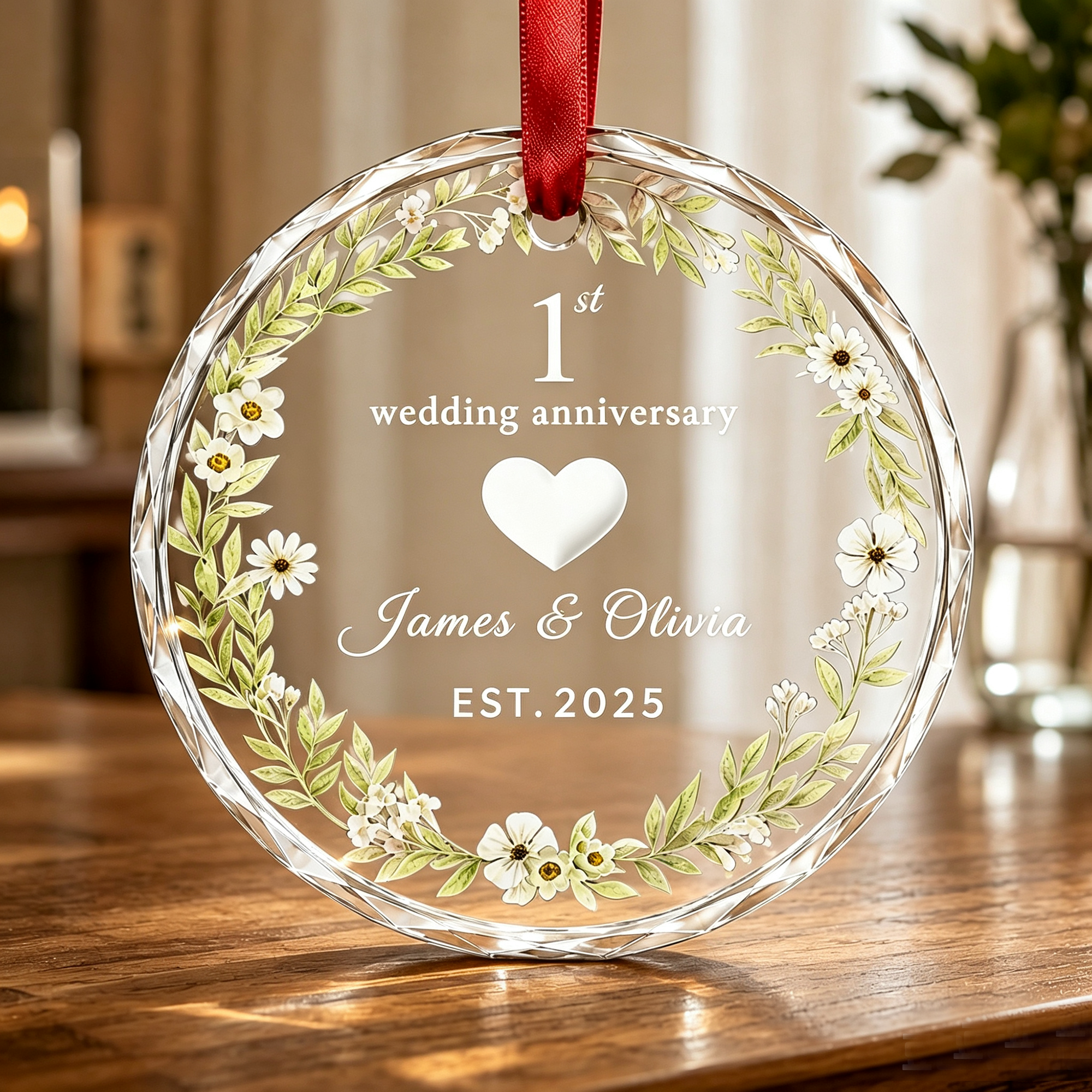 Personalized First Christmas Ornament