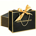 15 Pack Personalized Gift Bags with Ribbon – Custom Photo, Logo or Text