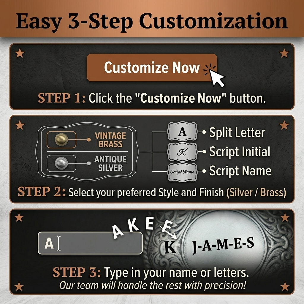 Personalized Western Belt Buckle
