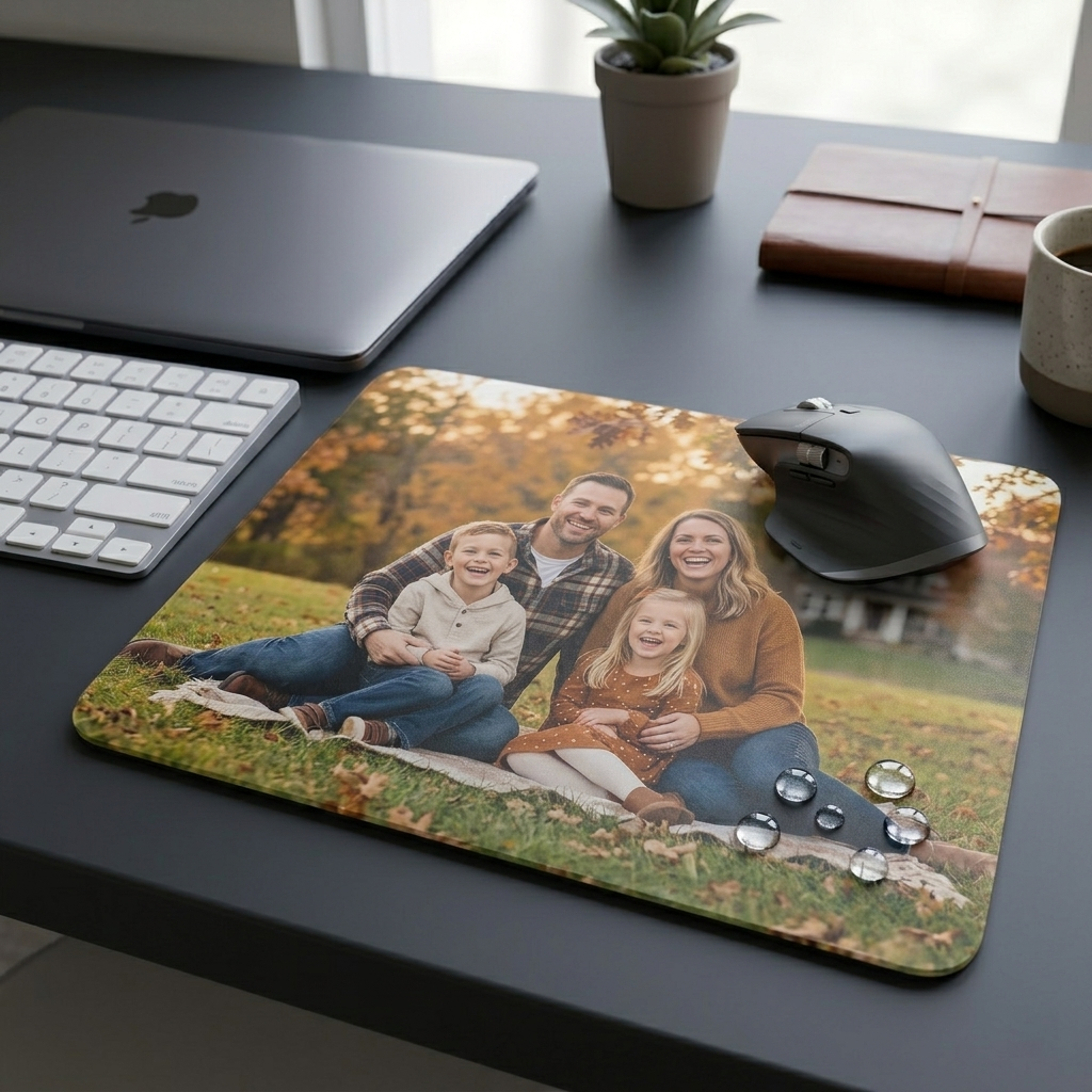 Custom Photo Glass Mouse Pad