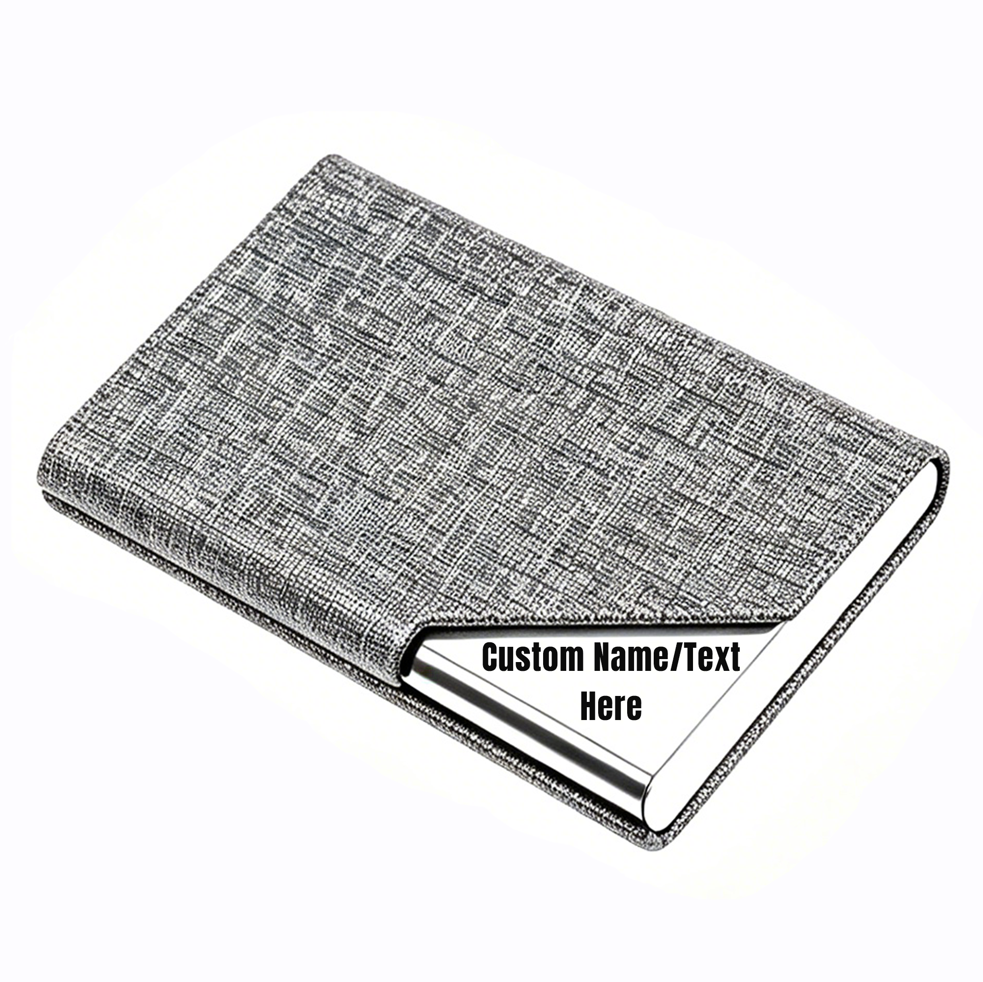 Personalized Metal Card Holder