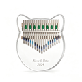 Personalized Crystal Cat Kalimba Thumb Piano