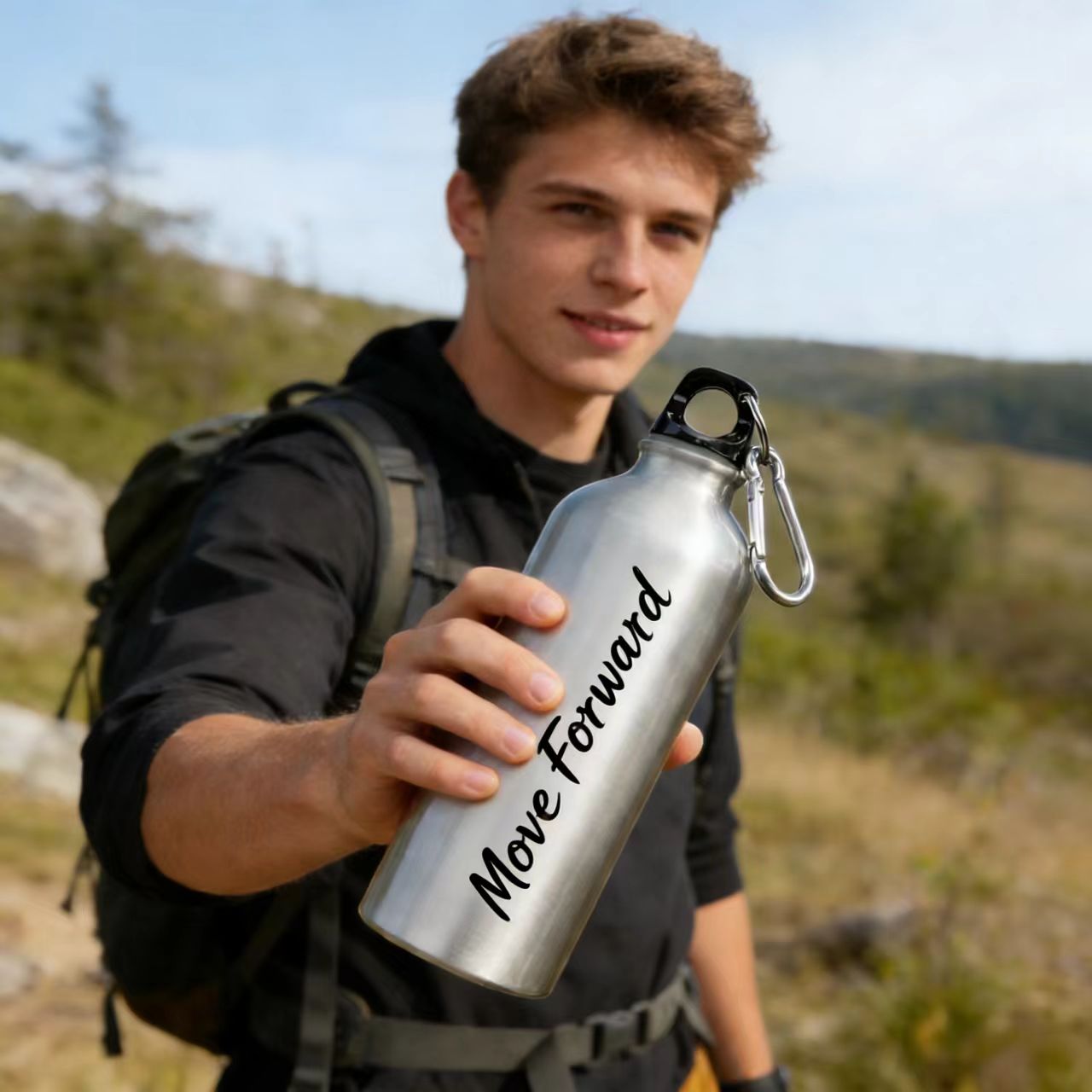 Personalized Aluminum Water Bottle