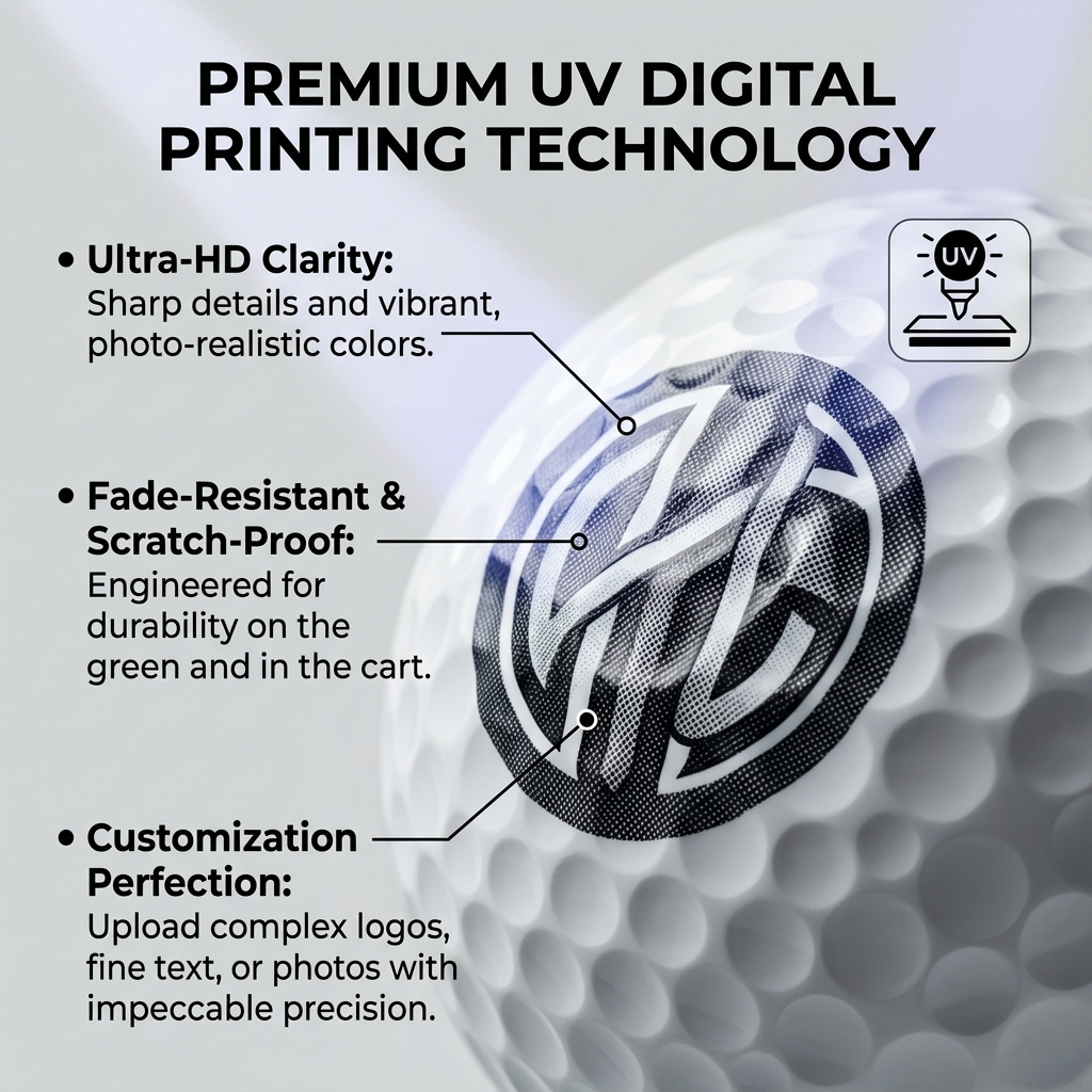 Custom Photo Golf Balls Set