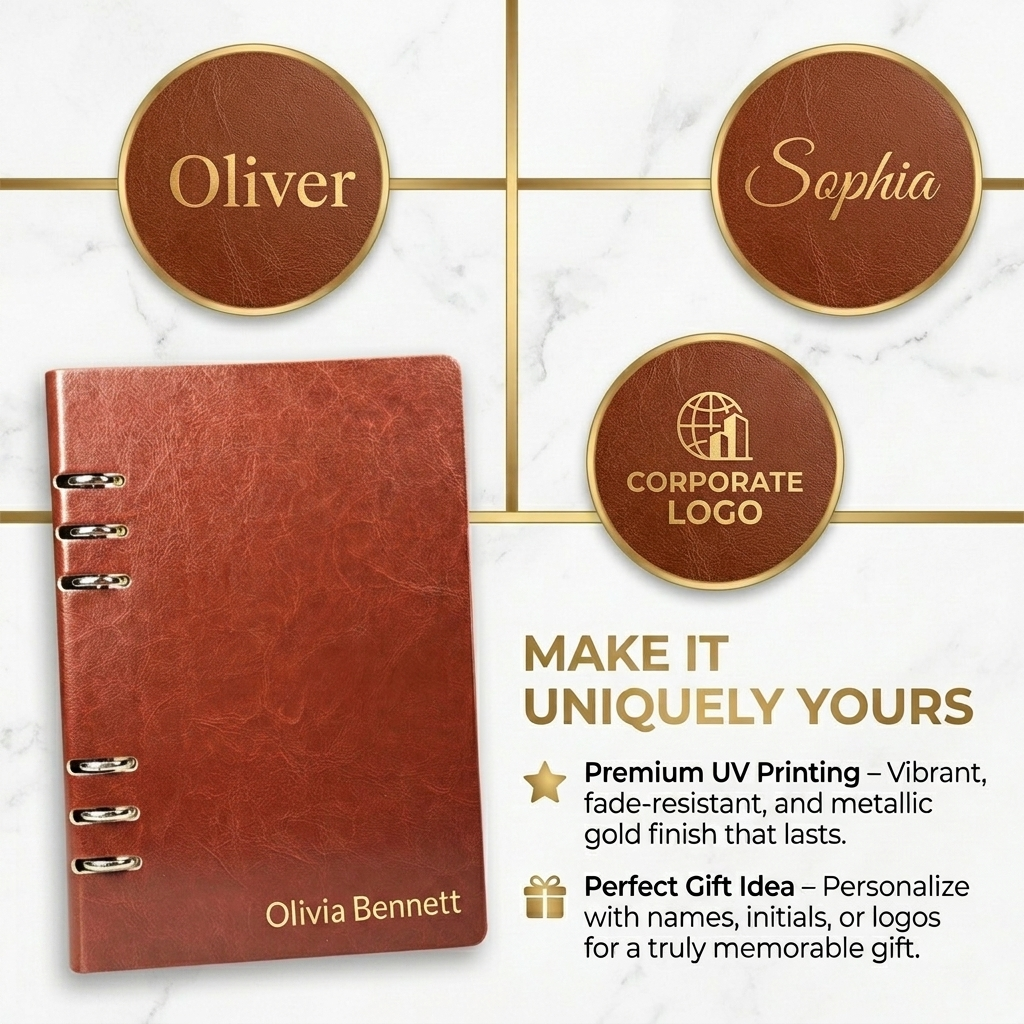 Personalized Ring Binder Notebook