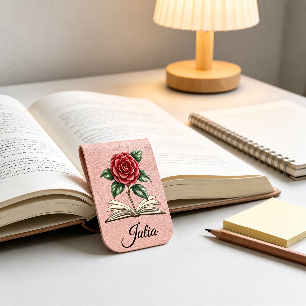 Personalized Magnetic Bookmark Set of 4