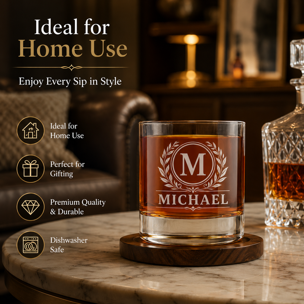 Personalized Whiskey Glass