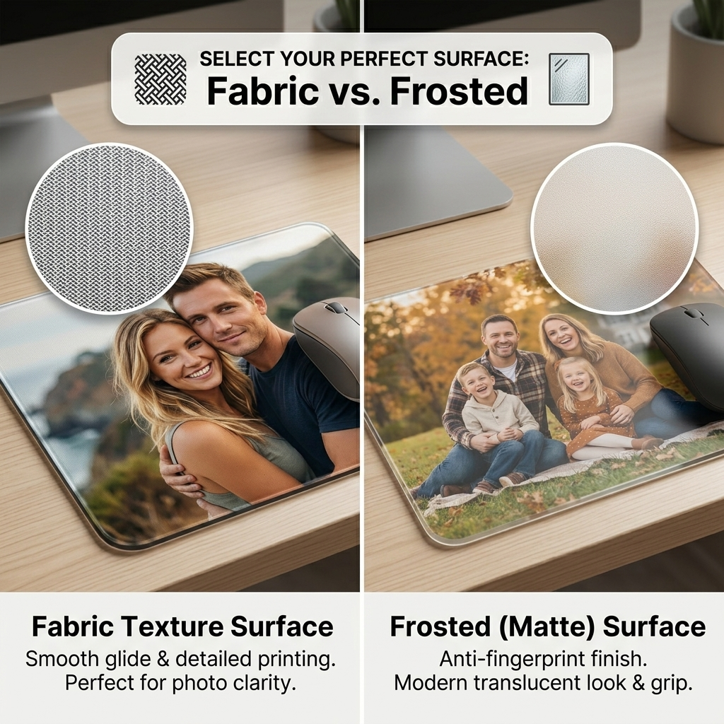 Custom Photo Glass Mouse Pad