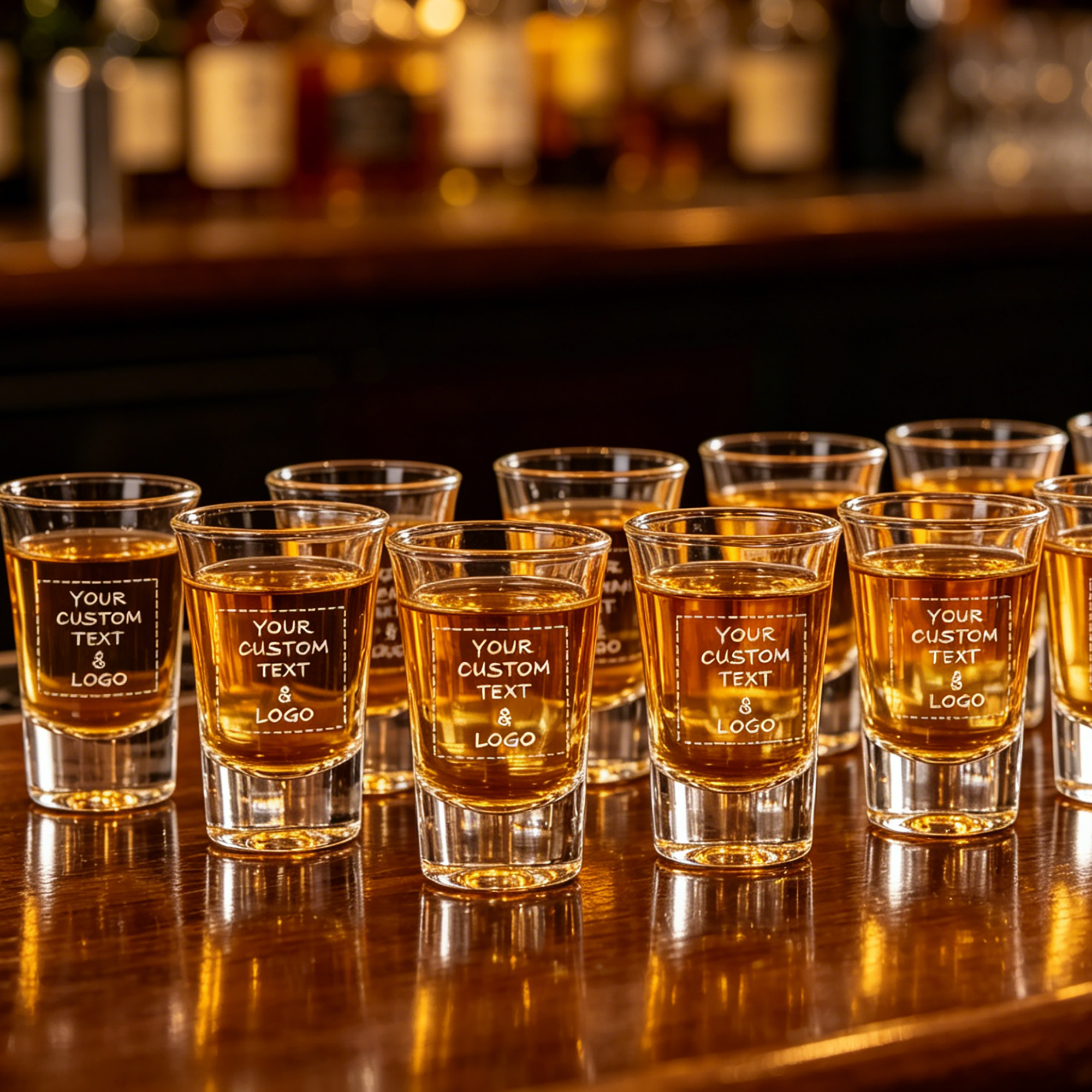 Personalized Shot Glass Set
