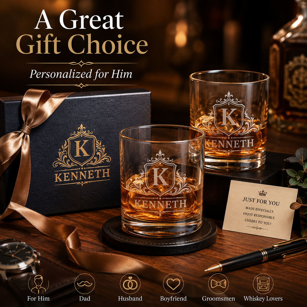 Personalized Whiskey Glass