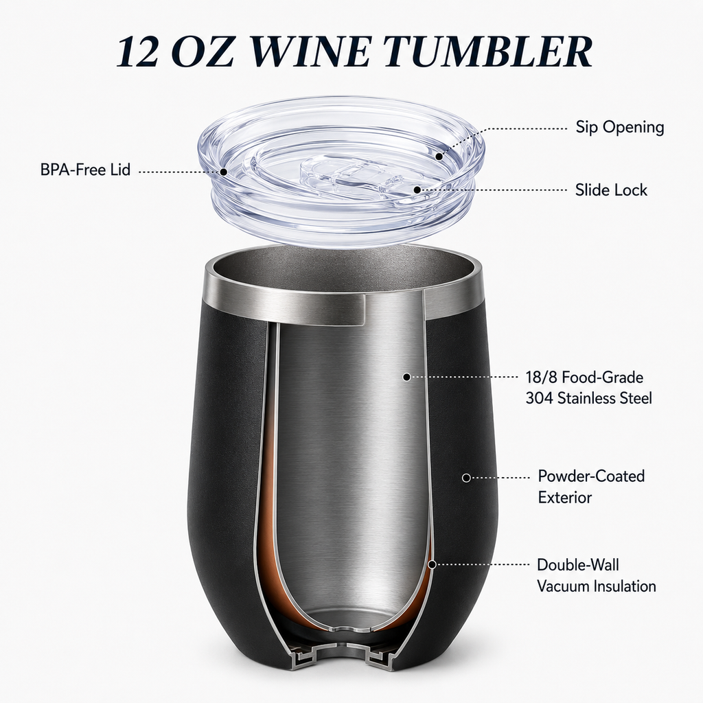 Personalized Wine Tumbler