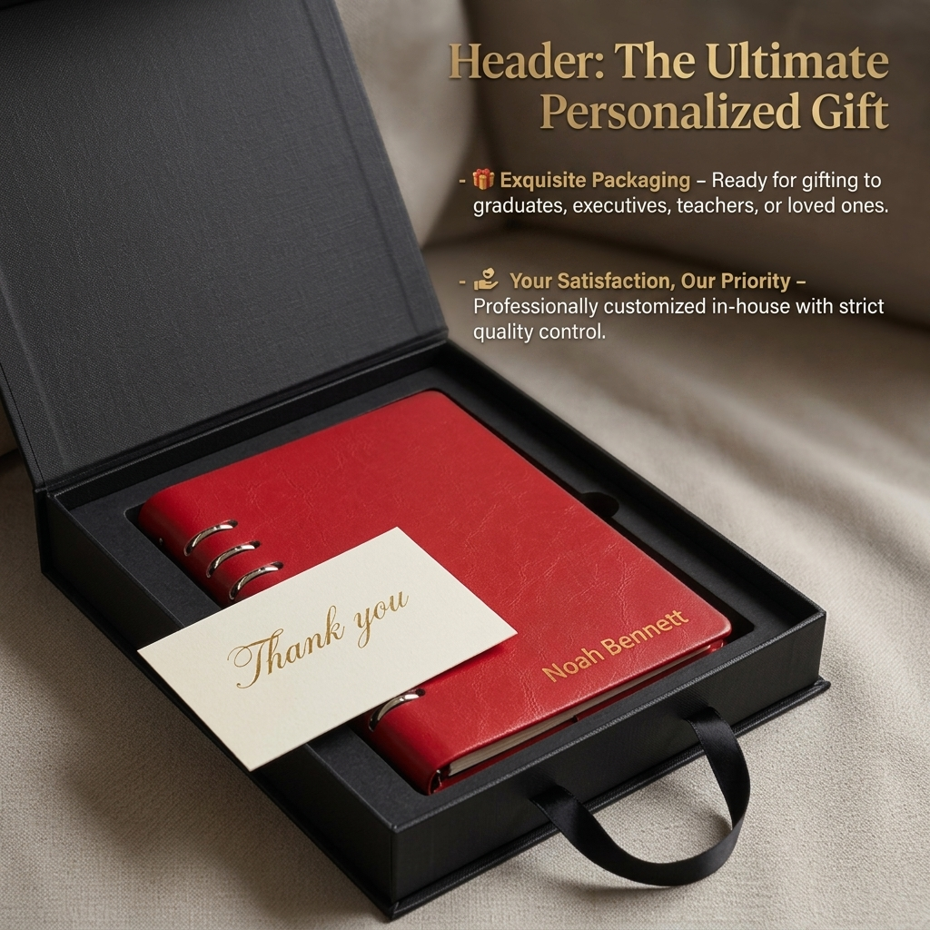 Personalized Ring Binder Notebook