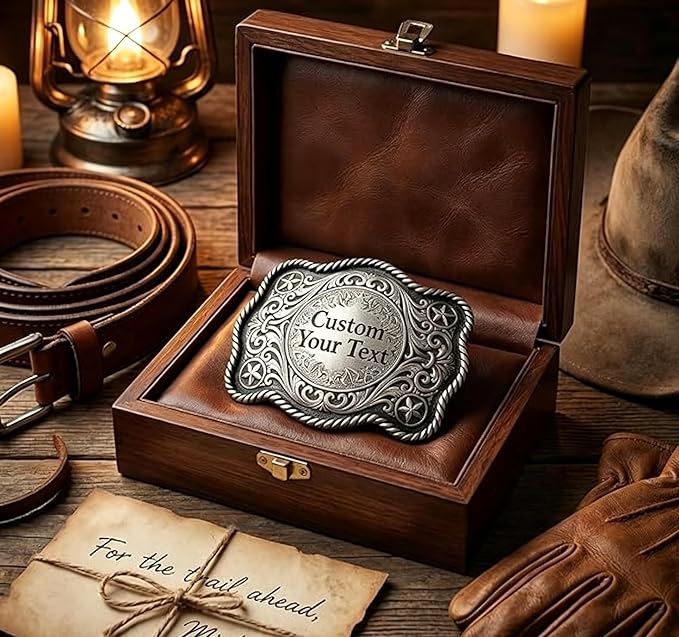 Personalized Western Belt Buckle