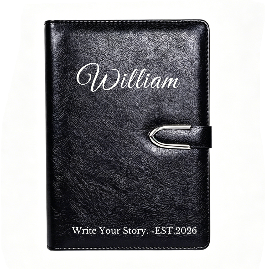Personalized Leather Notebook