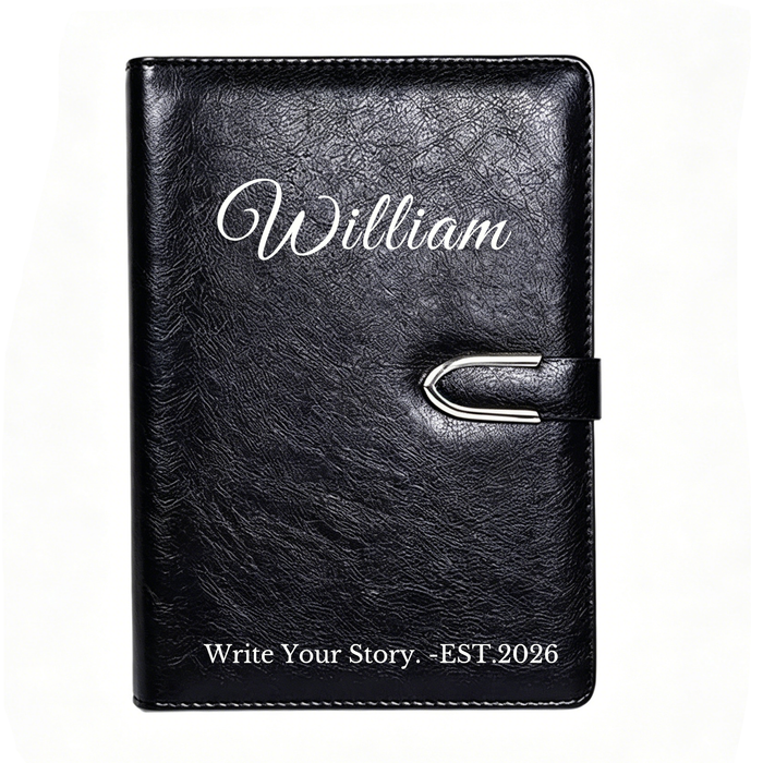 Personalized Leather Notebook