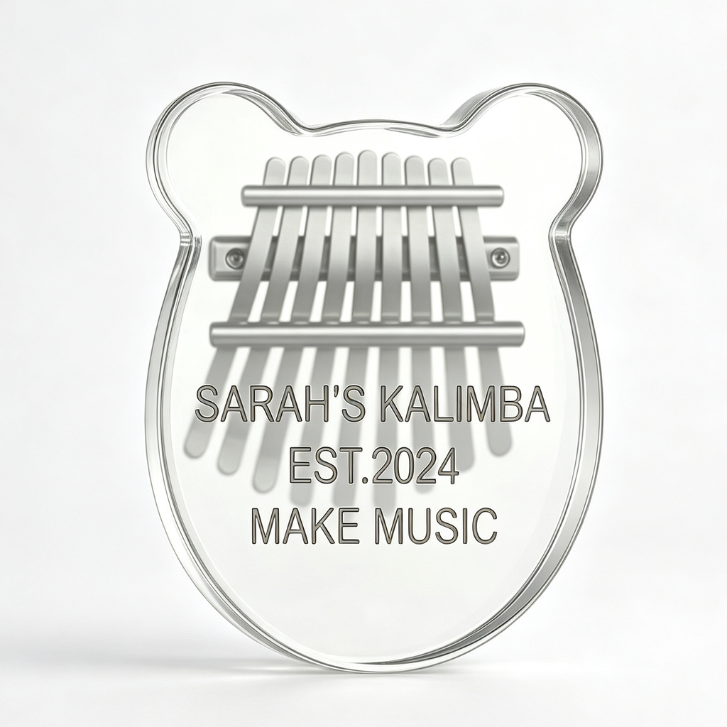 Custom Bear Crystal Kalimba Thumb Piano|8/17 Keys