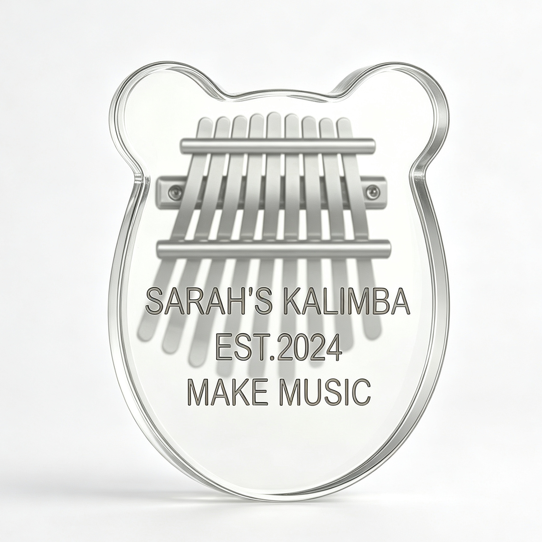 Custom Bear Crystal Kalimba Thumb Piano|8/17 Keys