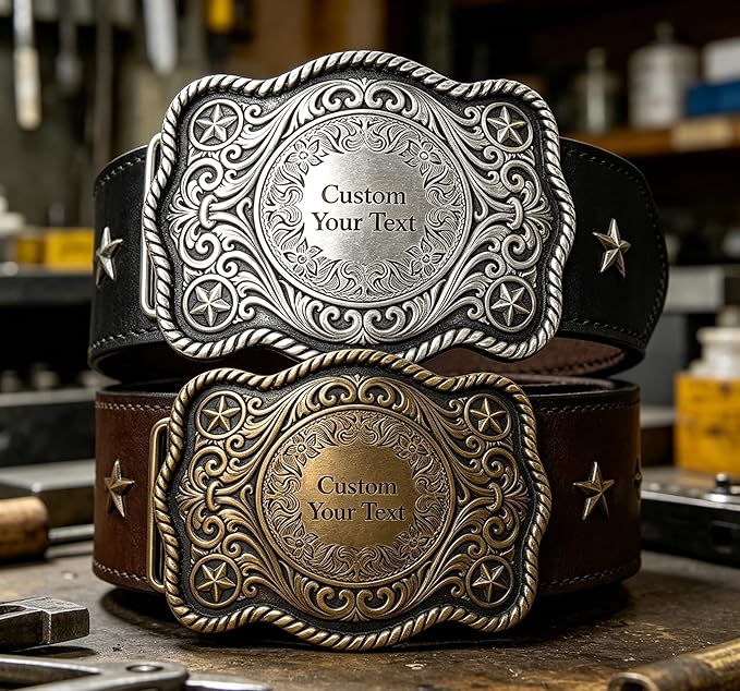 Personalized Western Belt Buckle