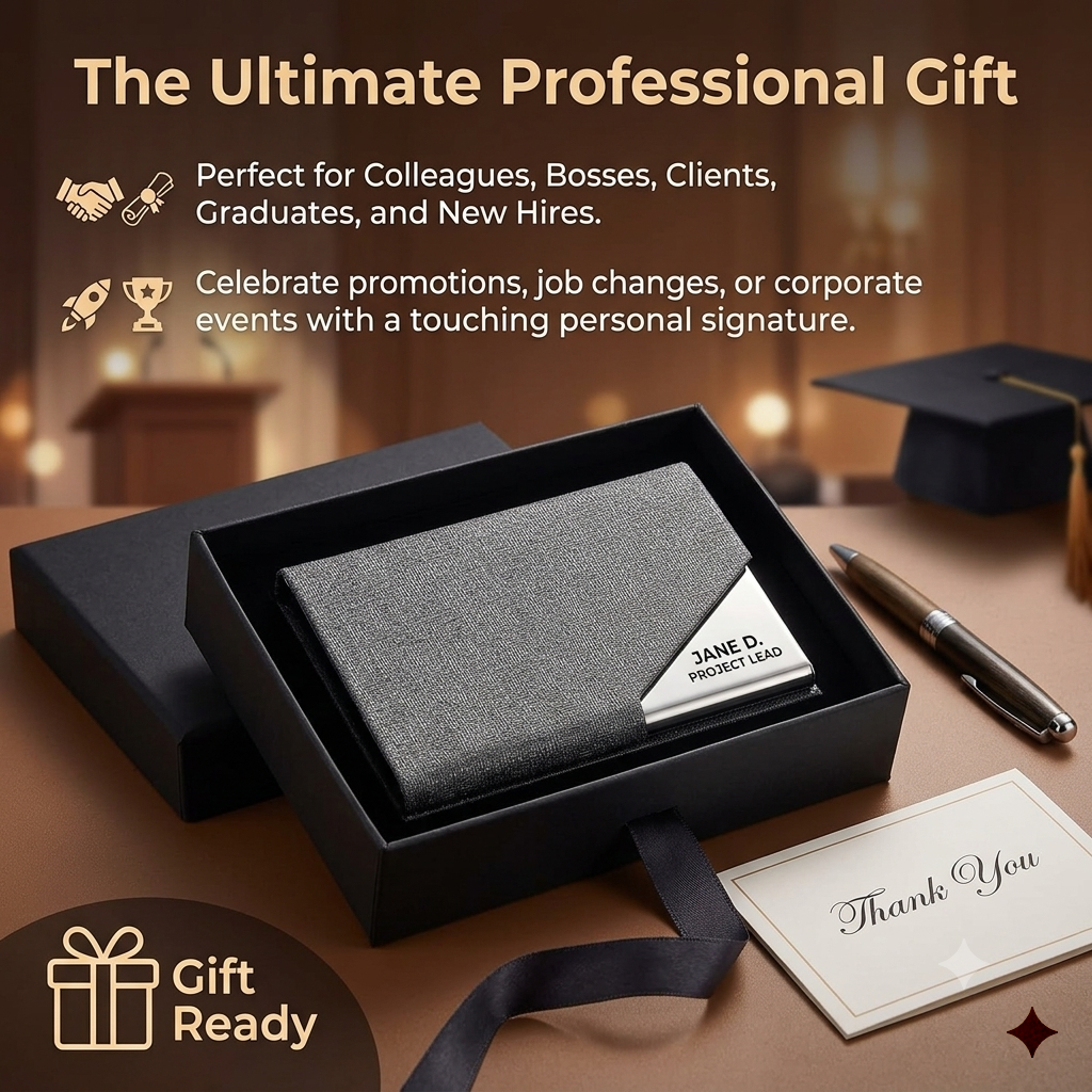 Personalized Metal Card Holder