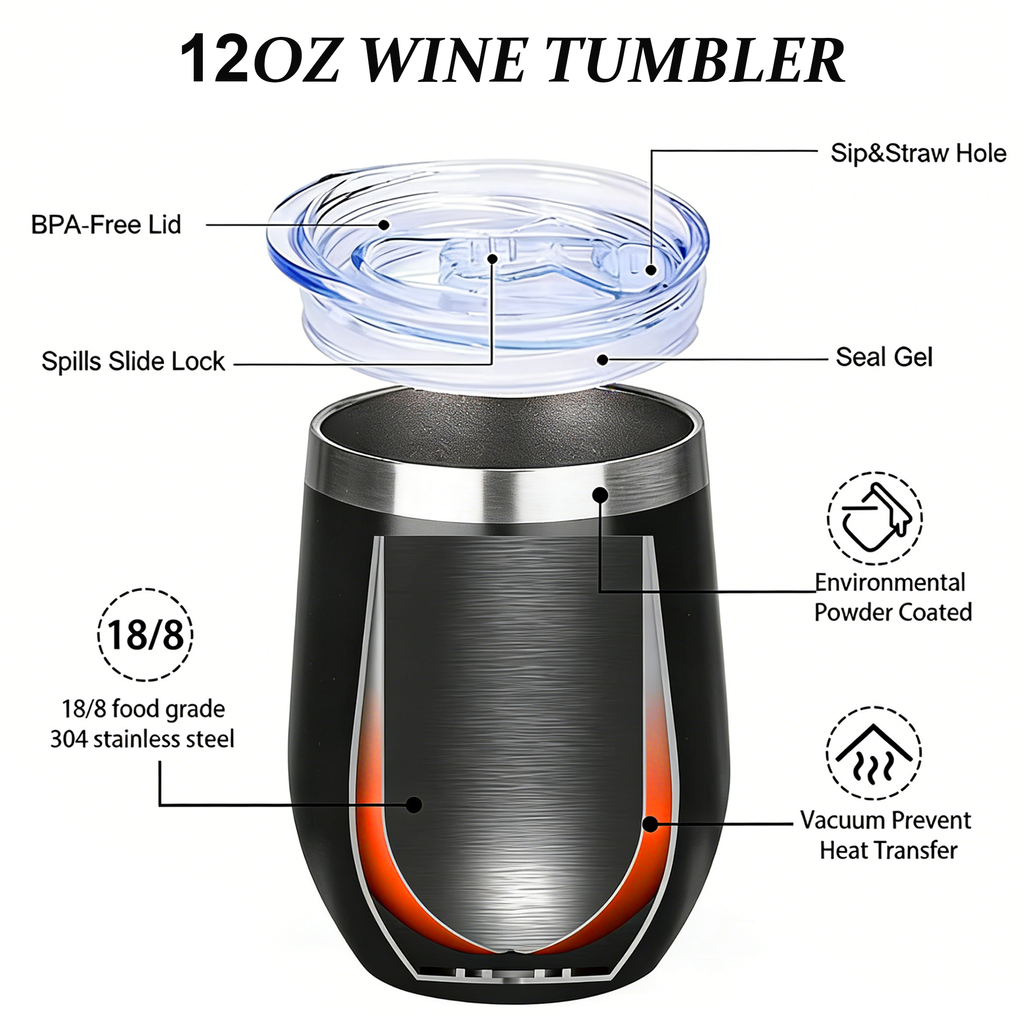 Personalized Wine Tumbler