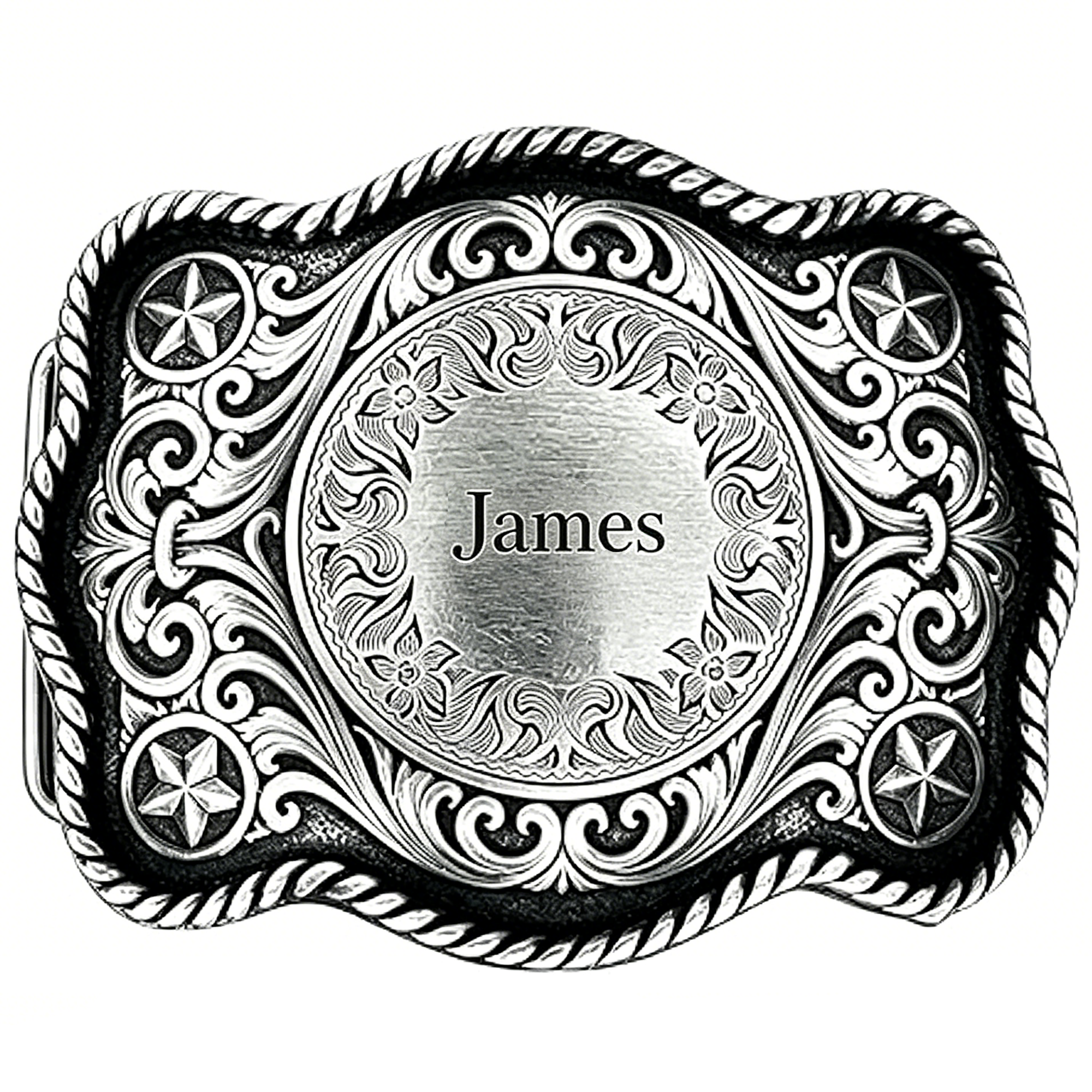 Personalized Western Belt Buckle