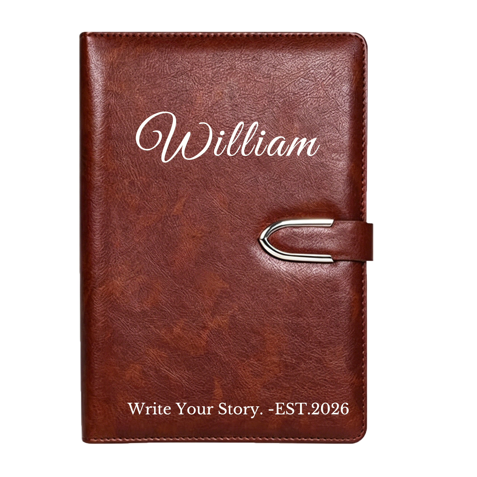 Personalized Leather Notebook