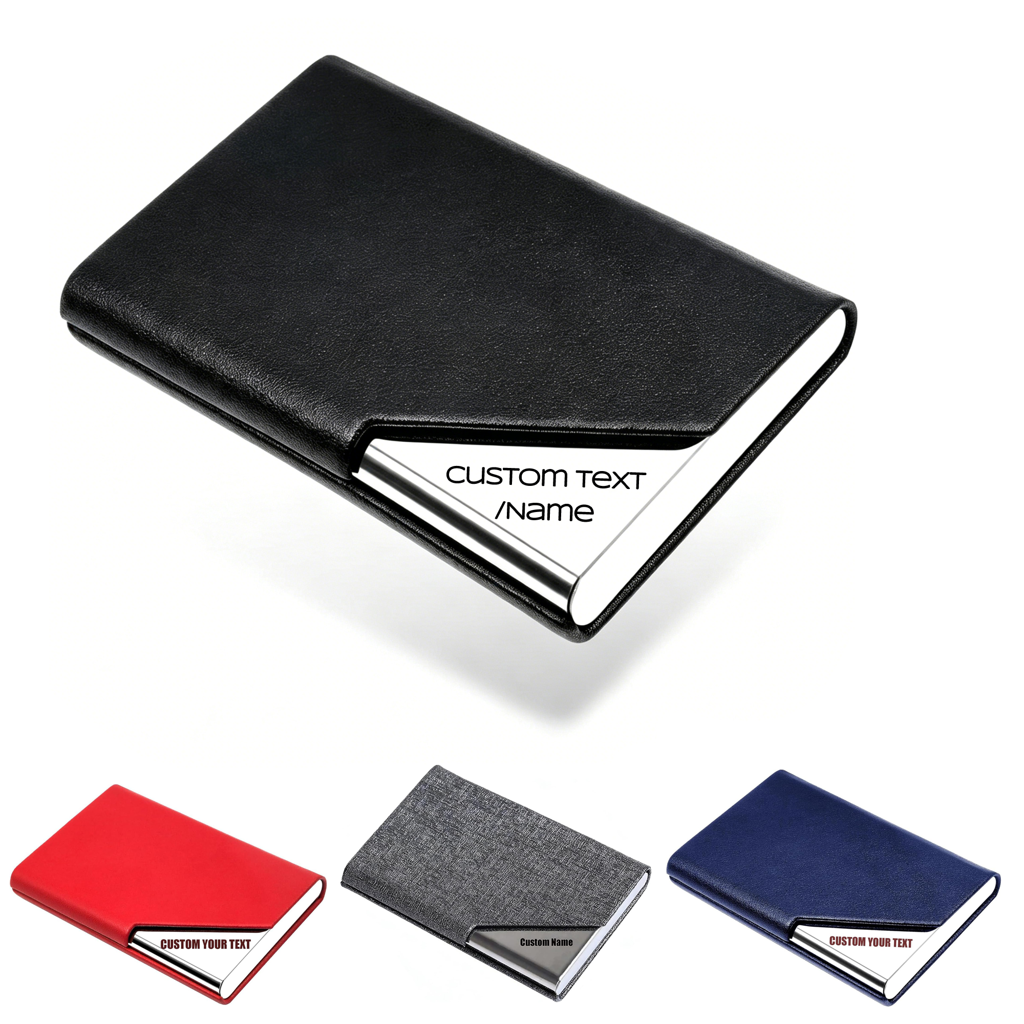 Personalized Metal Card Holder