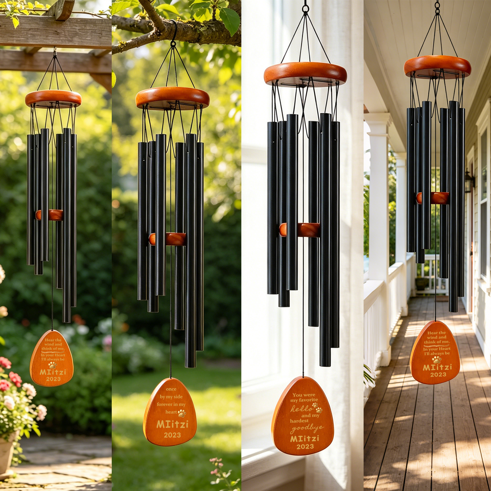 Custom Pet Memorial Wind Chime