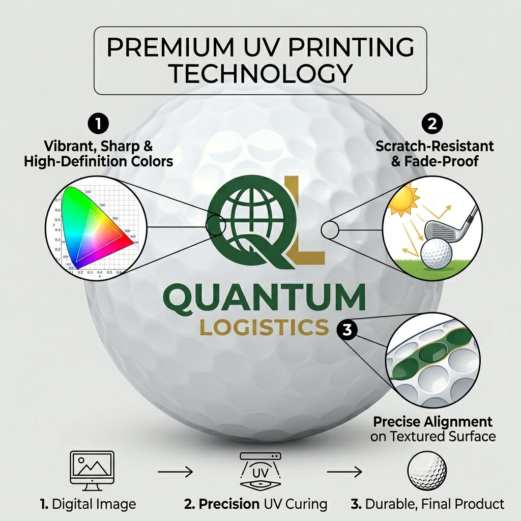 Custom Photo Golf Balls Set